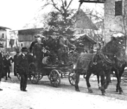 Landfahrspritze Schörfling unterwegs