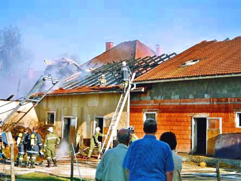 Brand Wirtschaftsgebäude 