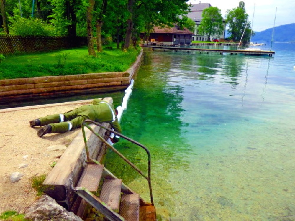 Nachkontrolle im Schlosspark