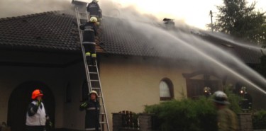 Brand eines Wohnhauses in Aurach