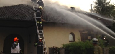 Brand eines Wohnhauses in Aurach