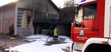 Brand gewerbliches Objekt 