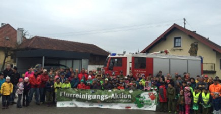 Flurreinigungsaktion der Gemeinde