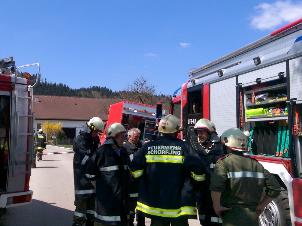 Brand landwirtschaftliches Objekt