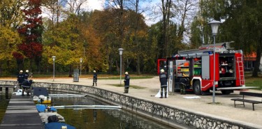 Öleinsatz in der Marina