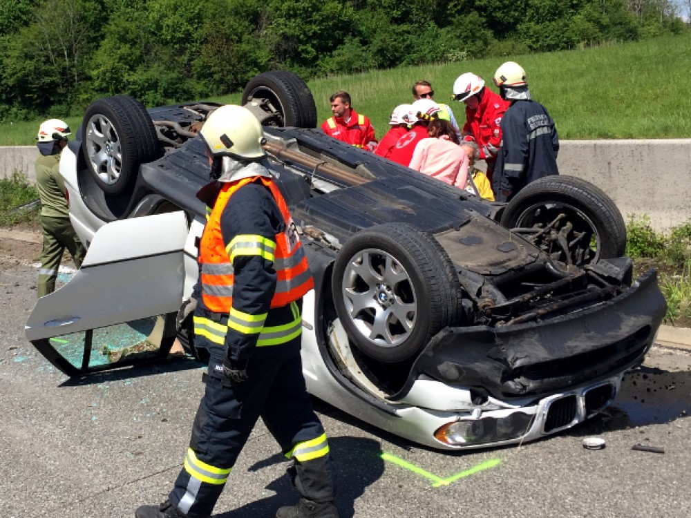 Verkehrsunfall auf der A1