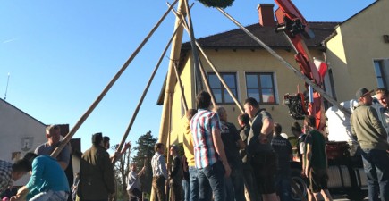 Maibaum aufstellen & Dämmerschoppen