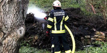 Kleinbrand im Vorbeifahren gelöscht