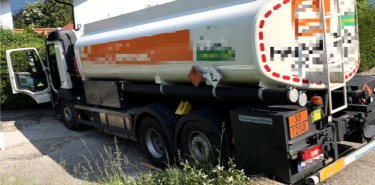 Bergung eines 22t Tanklastkraftwagens