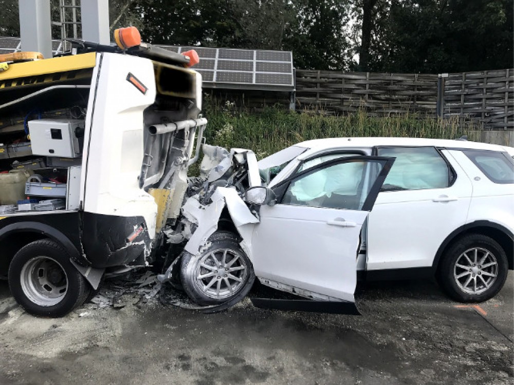 Schwerer Verkehrsunfall auf der A1