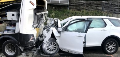 Schwerer Verkehrsunfall auf der A1