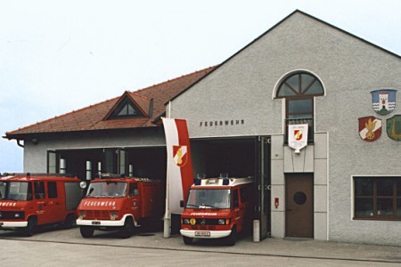 Feuerwehrdepot der FF-Schörfling, ca. 1989
