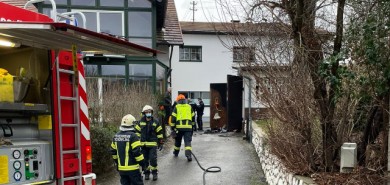 Brand in Garagage