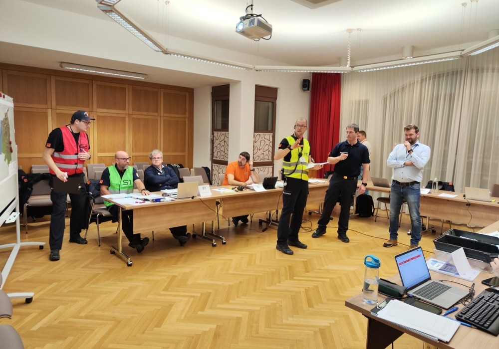 Katastrophen-Übung Schörfling