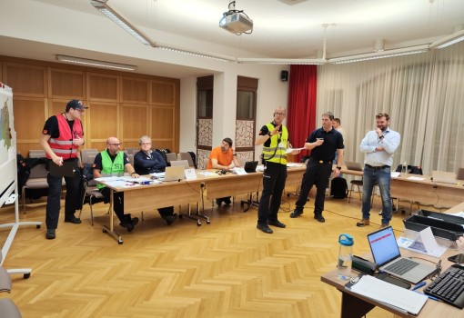 Katastrophen-Übung Schörfling