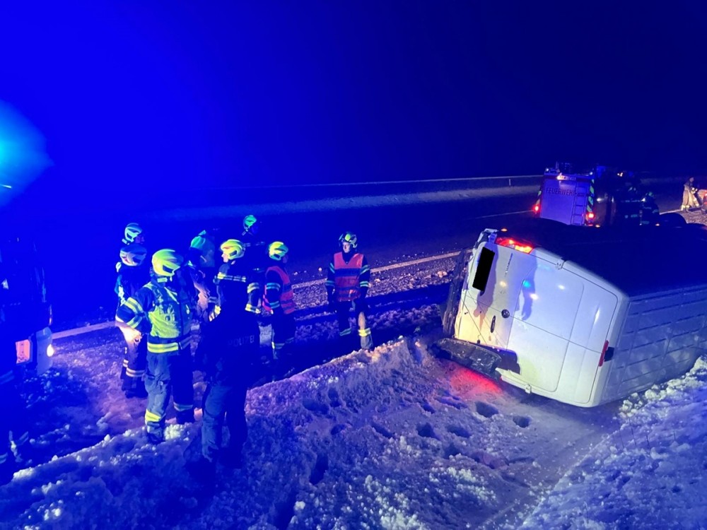 Personenrettung auf der A1 Westautobahn