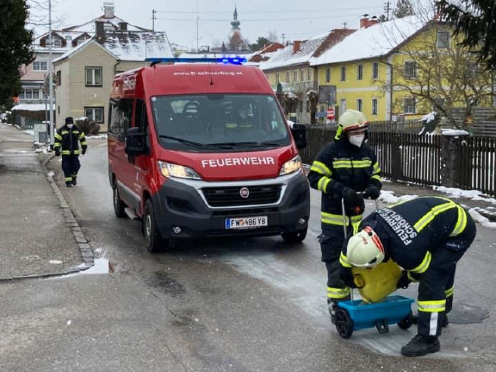 Alarmierung Ölspur