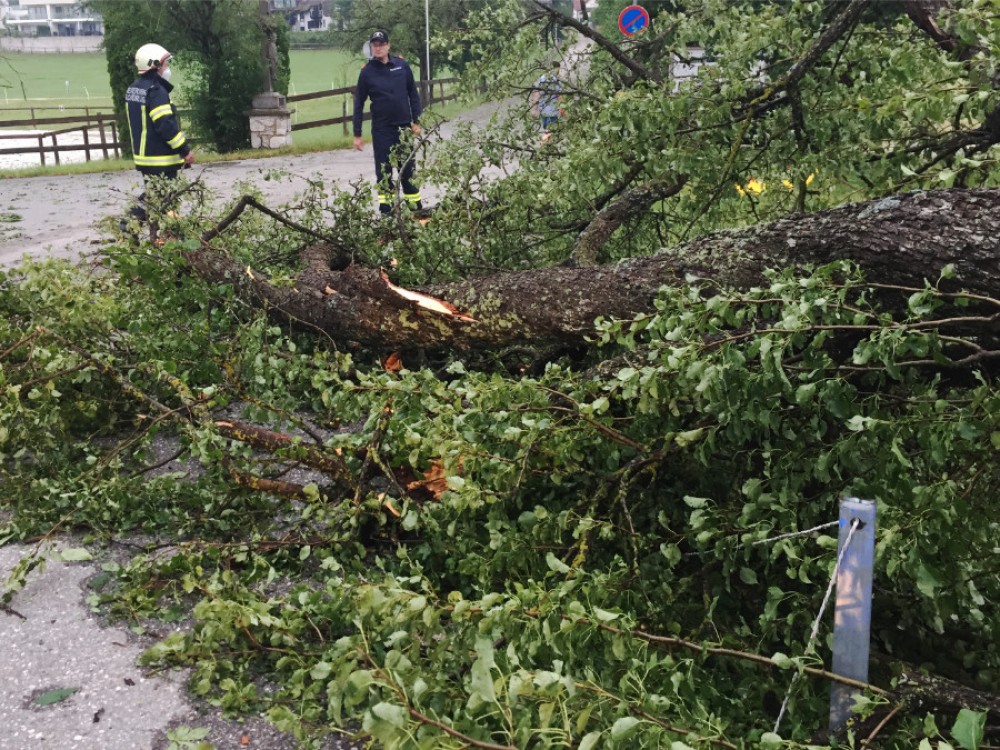 Neuerliche Alarmierung wegen Unwetterfolgen