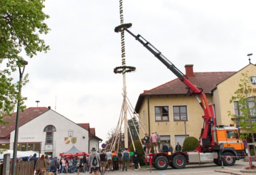 Maibaum aufstellen & Dämmerschoppen