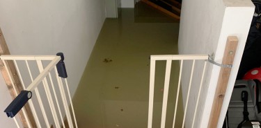 Keller nach Rohrbruch vollgelaufen