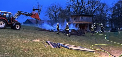 Sturm drohte Kleinbrand auszuweiten