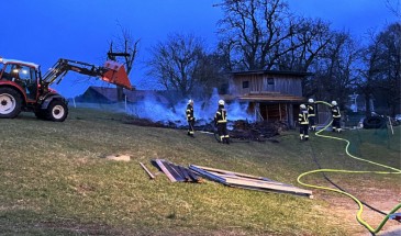 Sturm drohte Kleinbrand auszuweiten