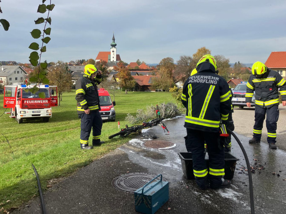 Rauchentwicklung bei E-Bike-Ladung