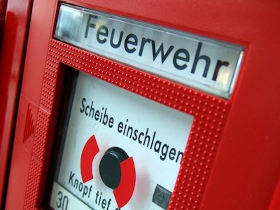 Fehlalarm wegen Kurzschluss eines Brandmelders