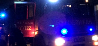 Alarmierung Fahrzeugbrand Autobahn