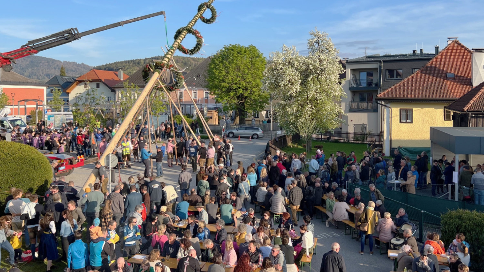 Maibaum aufstellen 2023