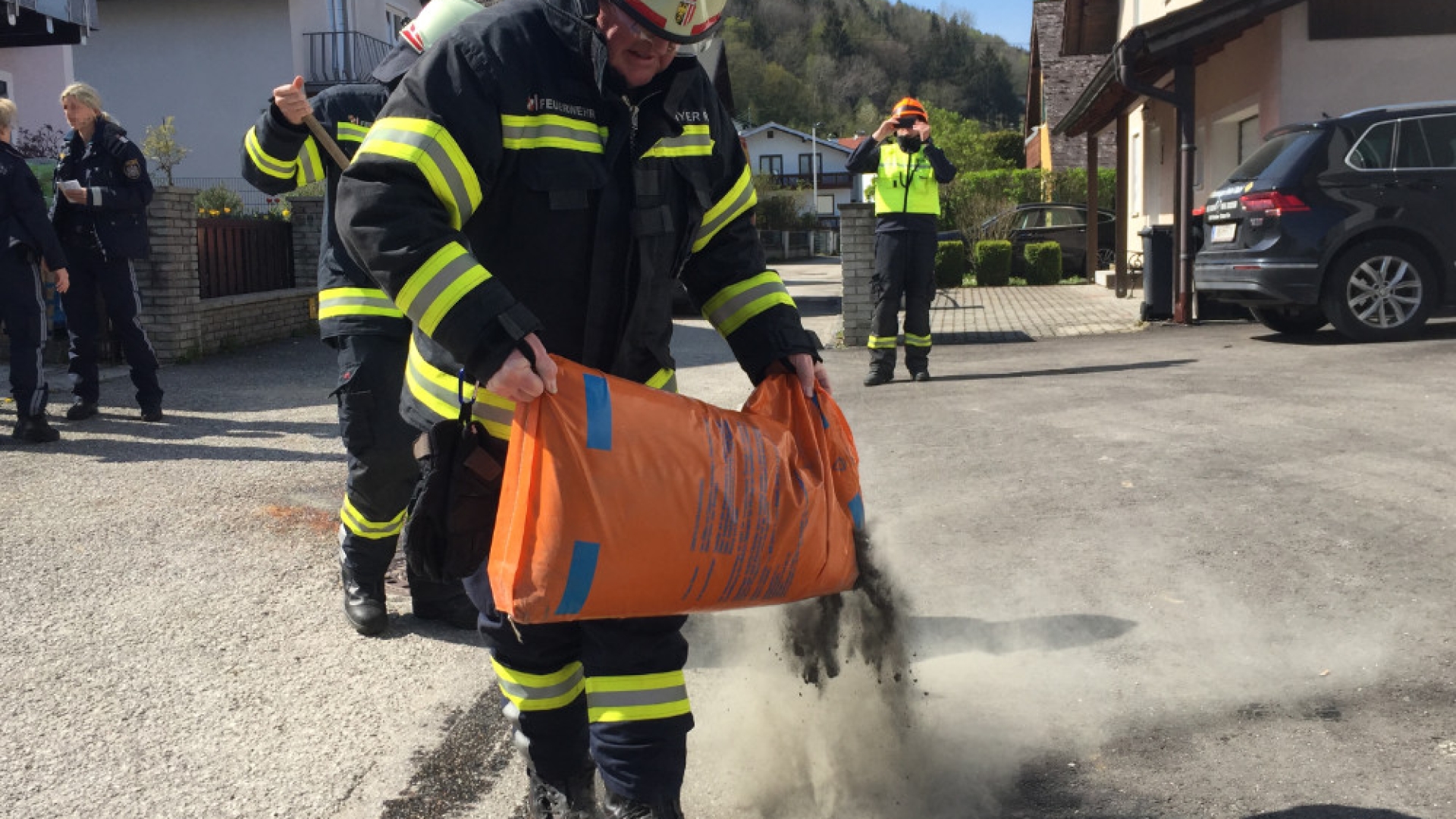 Hydrauliköl ausgelaufen