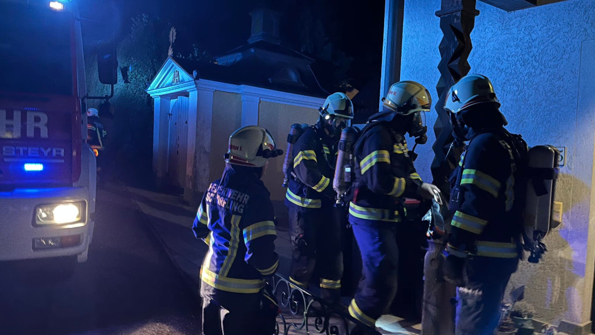 Kohlenmonoxid-Alarm im Keller eines Wohnhauses