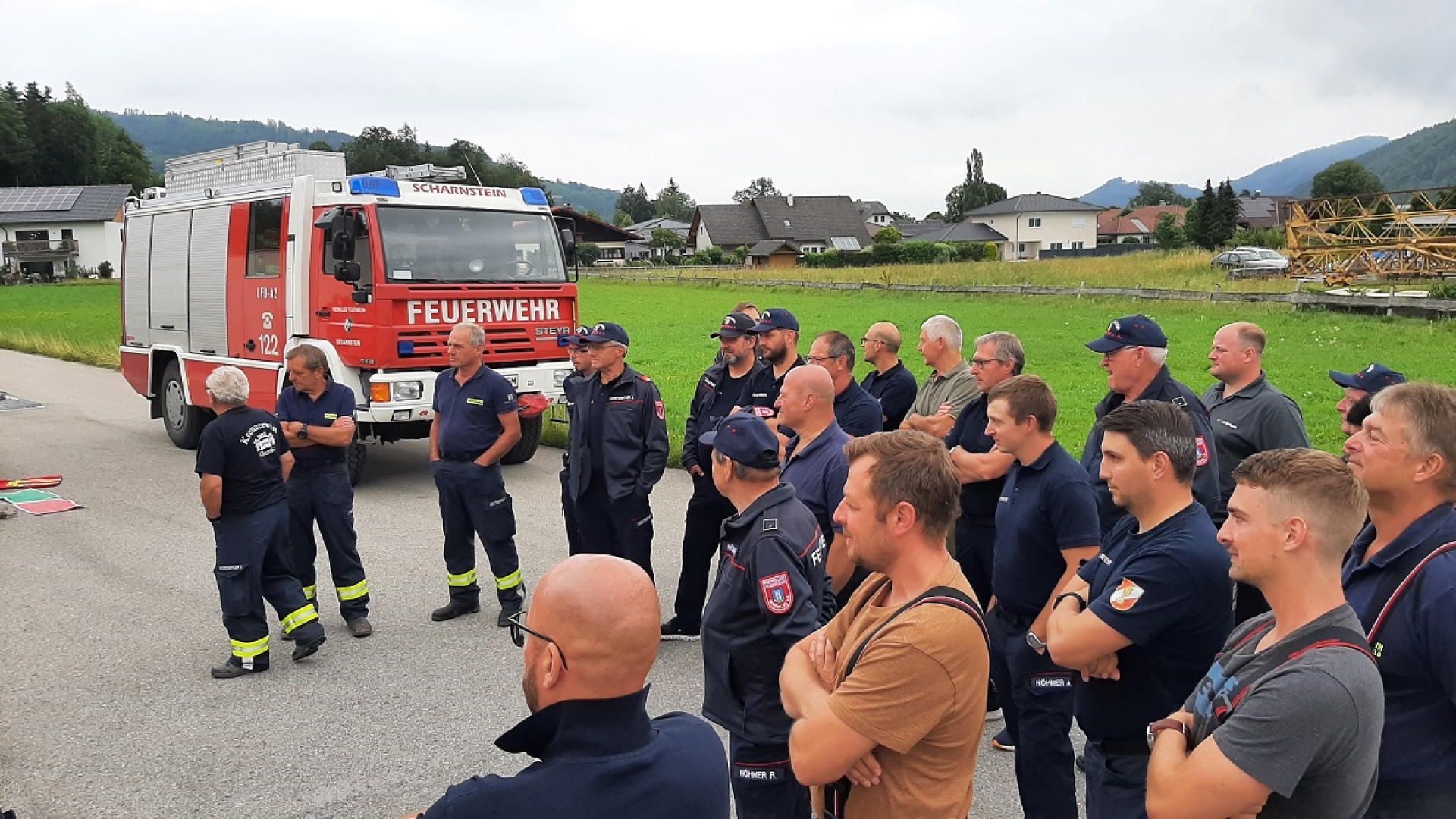 Besichtigung Wald- und Vegetationsbrandstützpunkt Scharnstein