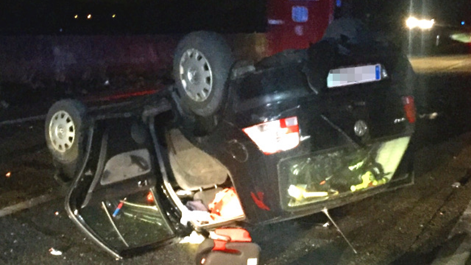 Verkehrsunfall auf der A1