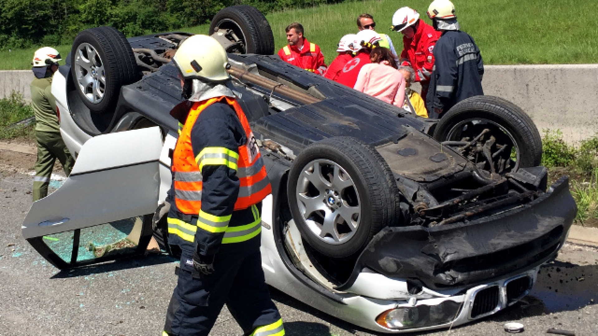 Verkehrsunfall auf der A1