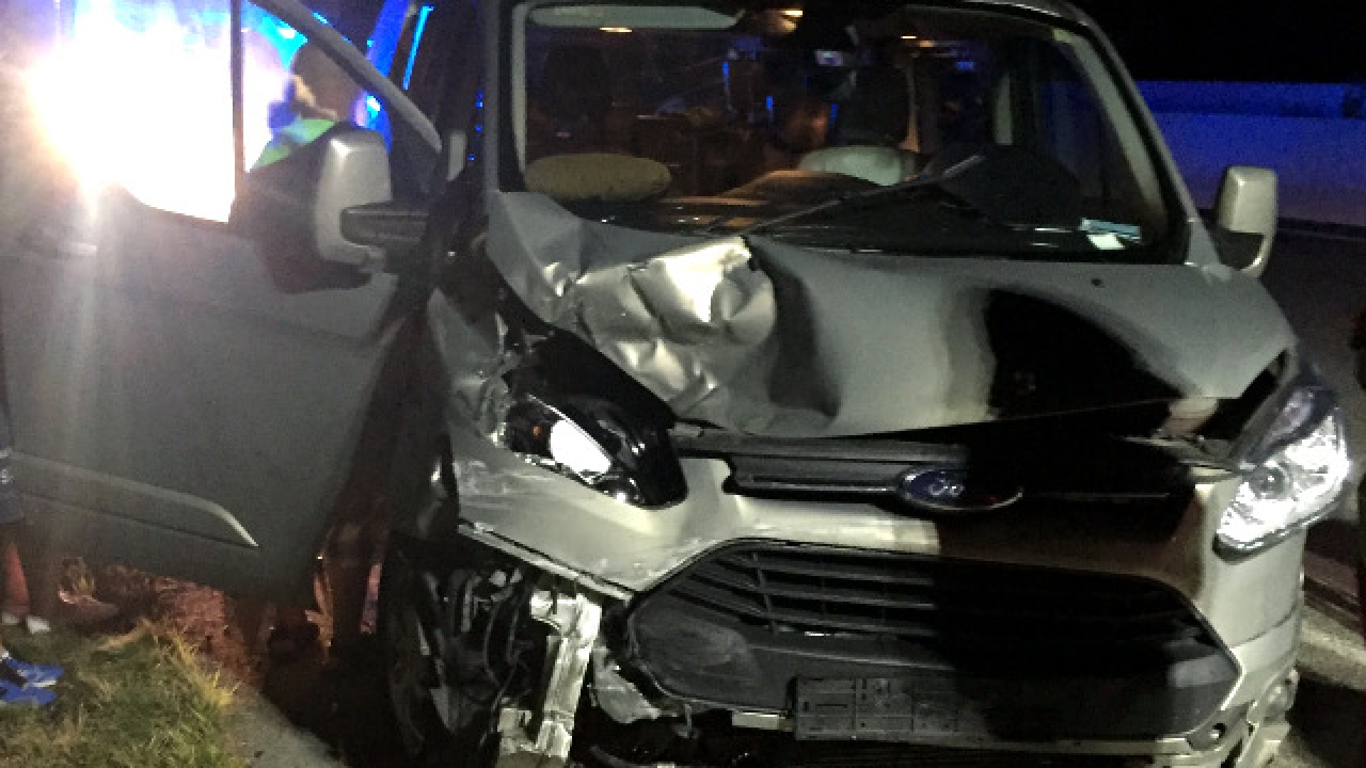 Verkehrsunfall eingeklemmte Person