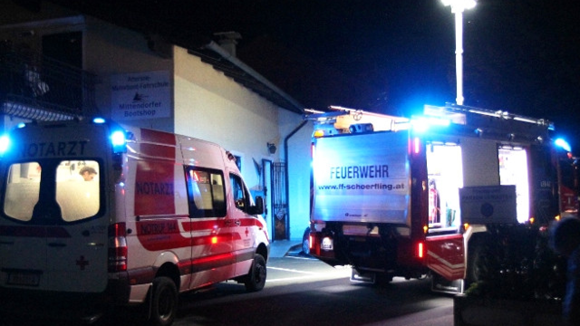 Personenrettung im Motor Yachtclub