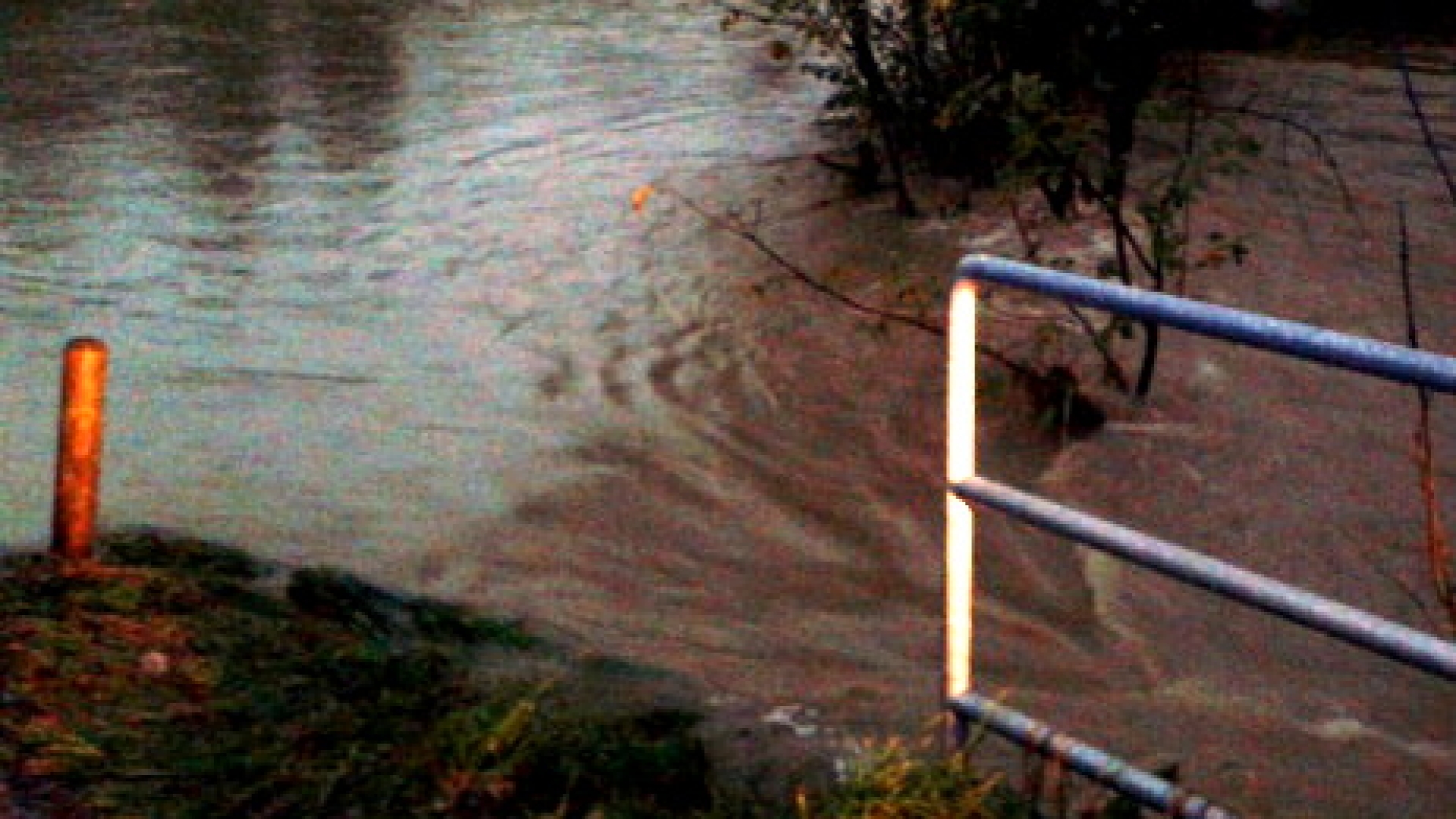 Überflutung nach starkem Regen
