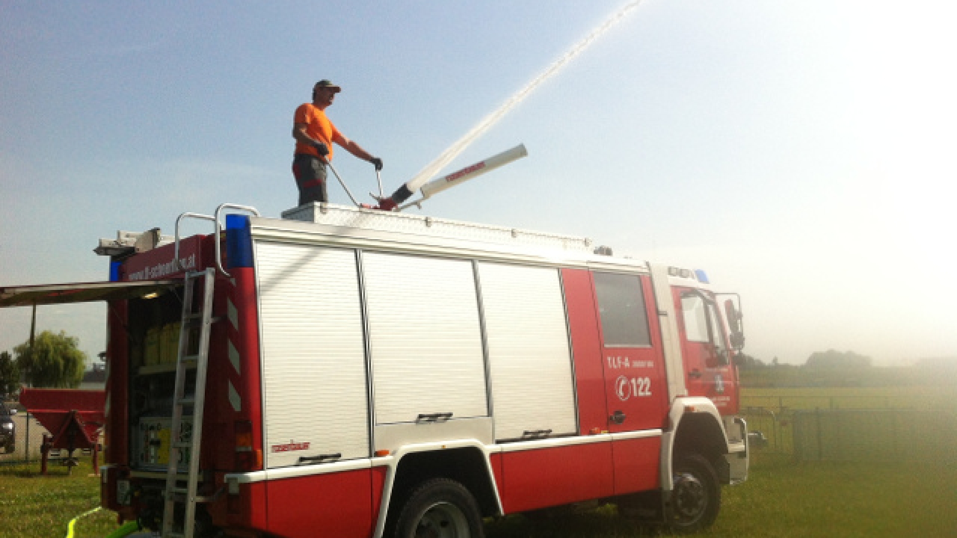 Wassertransport zur Sportanlage