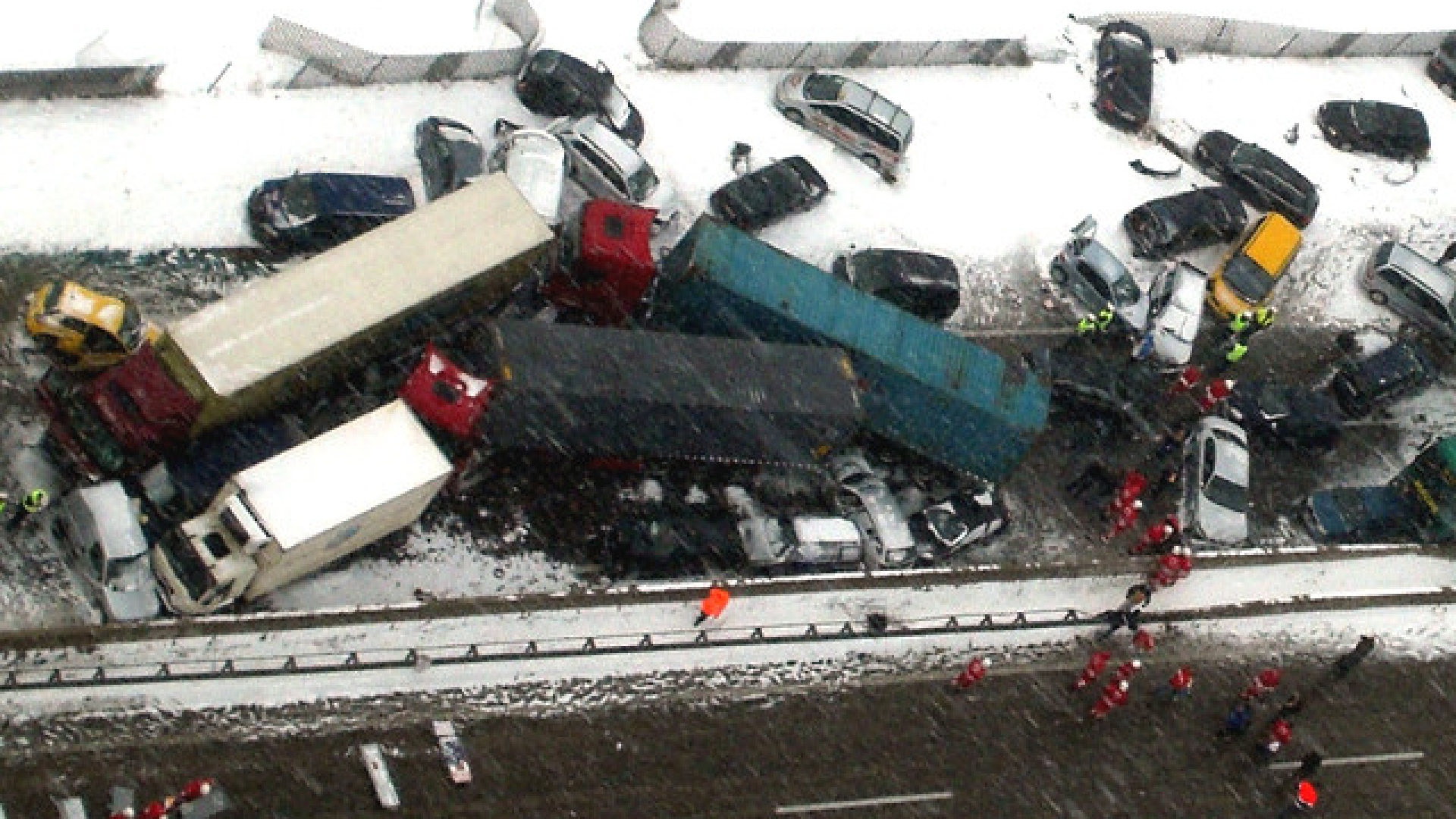 Massenkarambolage bei St.Georgen