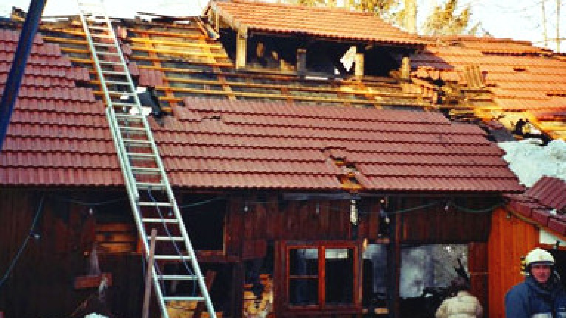 Brand landwirtschaftliches Objekt