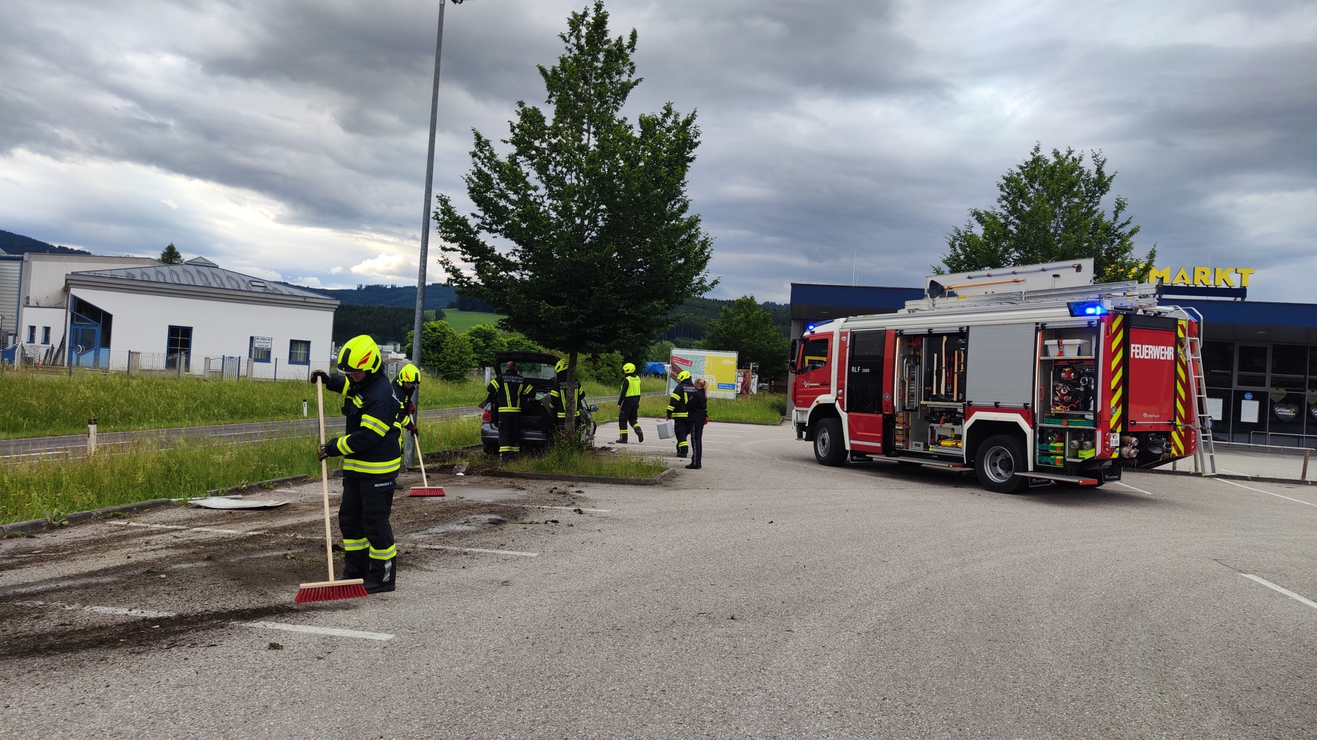 VU Aufräumarbeiten - 1. Einsatz des RLF