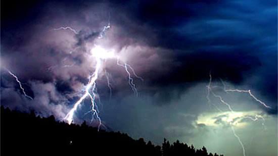 Sturmschaden auf Baustelle