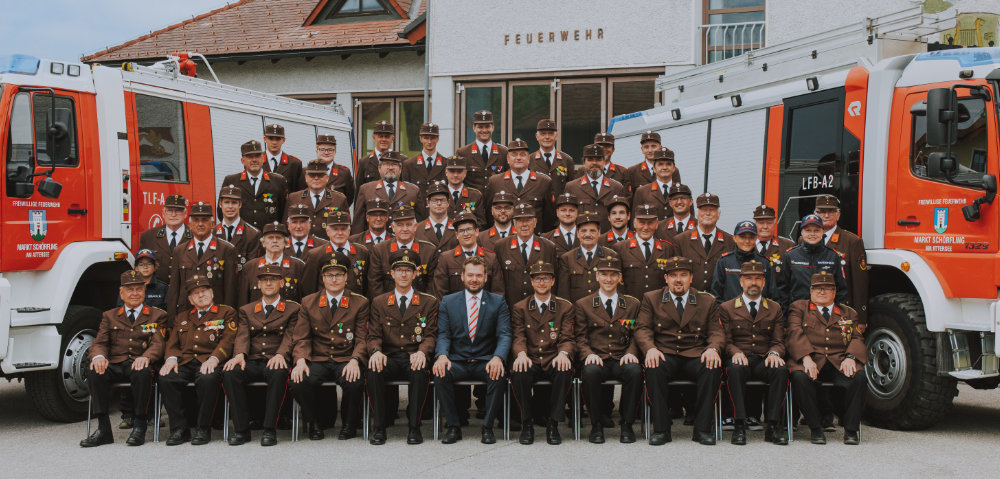Mannschaft der Feuerwehr Schörfling 2022